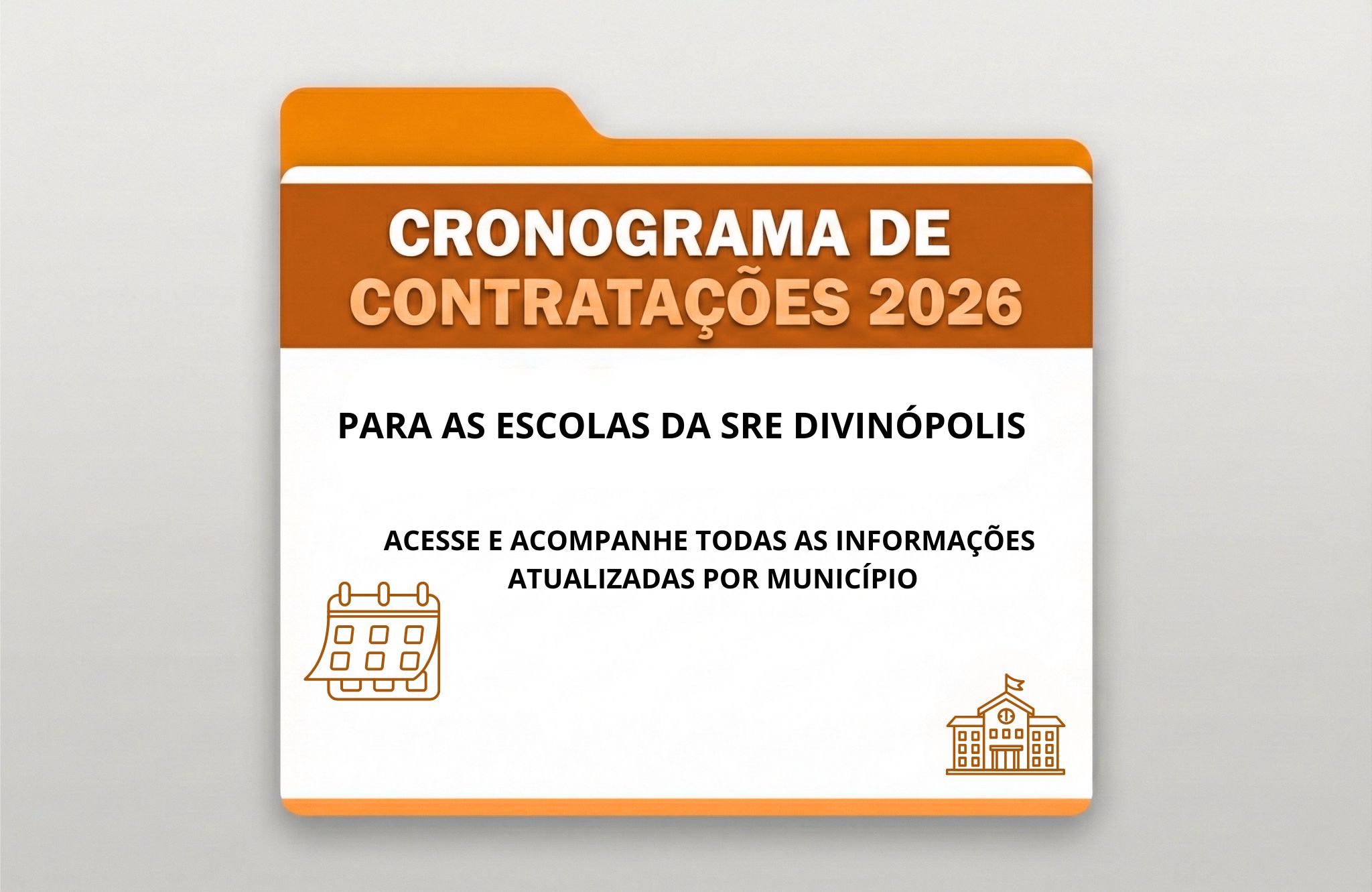 CRONOGRAMAS DE CONTRATAÇÕES 2026